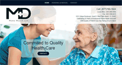 Desktop Screenshot of mdhomehealthllc.com
